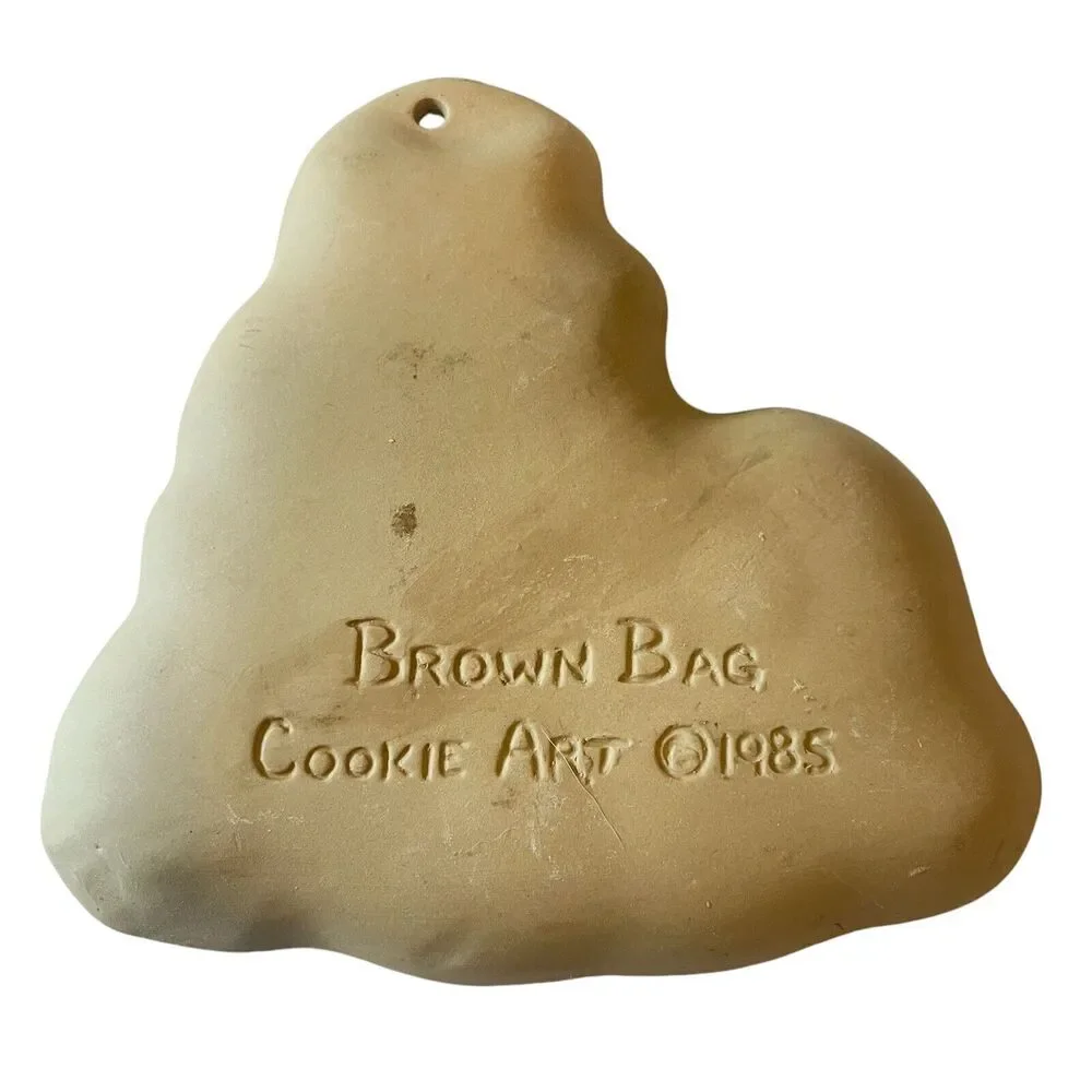1985 Brown Bag Cookie Art‎ Teddy Bear With A Drum Cookie Mold